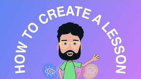 How to create personalized lessons at PopUp School explained by Prof. Lumen