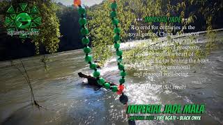 Imperial Jade Faceted Mala