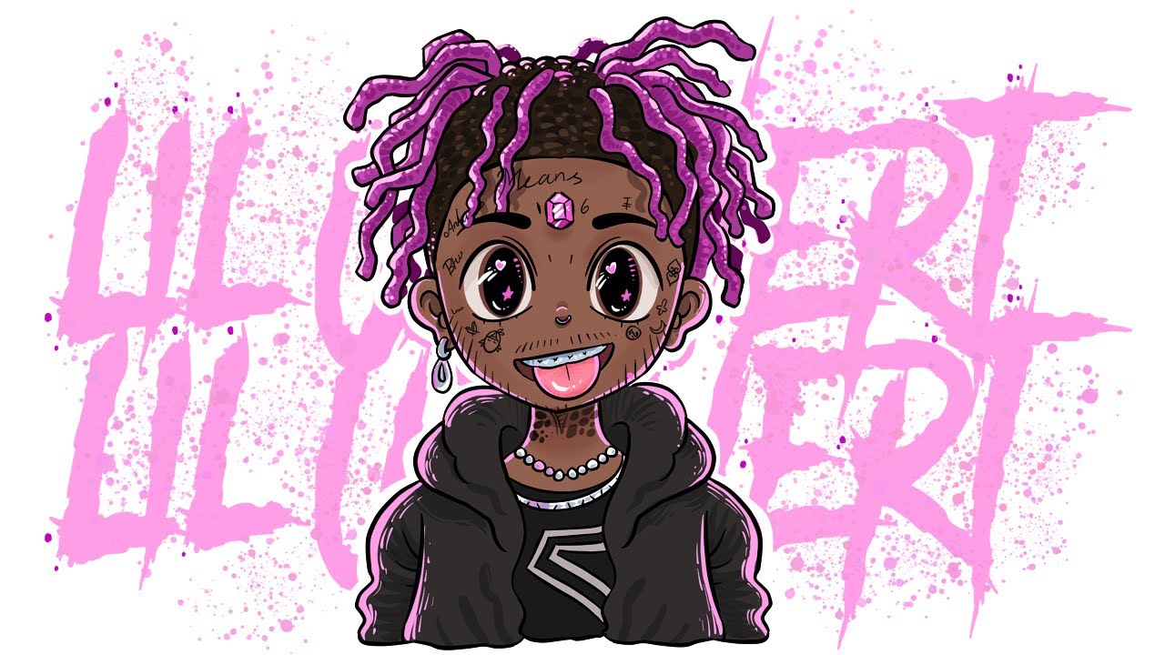 how to draw lil uzi vert | cartoon, how to draw lil uzi album cover, how .....