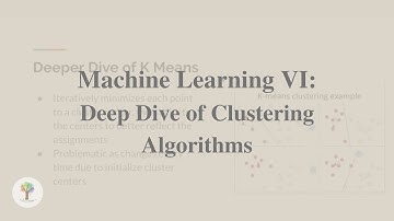 Machine Learning VI: Deep Dive of Clustering Algorithms by Andy Yang Yale 