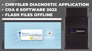CHRYSLER DIAGNOSTIC APPLICATION | CDA6 SOFTWARE 2022 | FLASH FILES OFFLINE screenshot 4