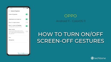 How to Turn On/Off Screen-off gestures - Oppo [Android 11 - ColorOS 11]