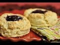 Scones Topped With Preserves Recipe Demonstration - Joyofbaking.com