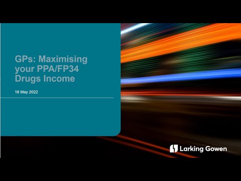 GPs: Maximising your PPA/FP34 Drugs Income with Ash Lane Consulting