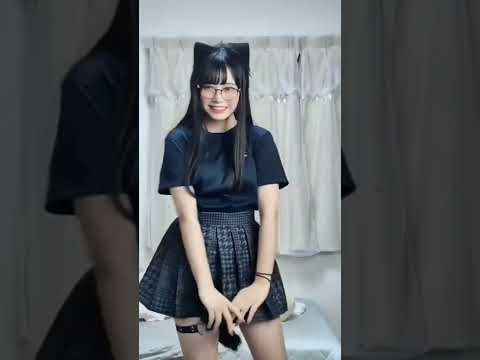 mini skirt sexy asian girl dancing sexy beautiful girl  |#shorts #tiktok