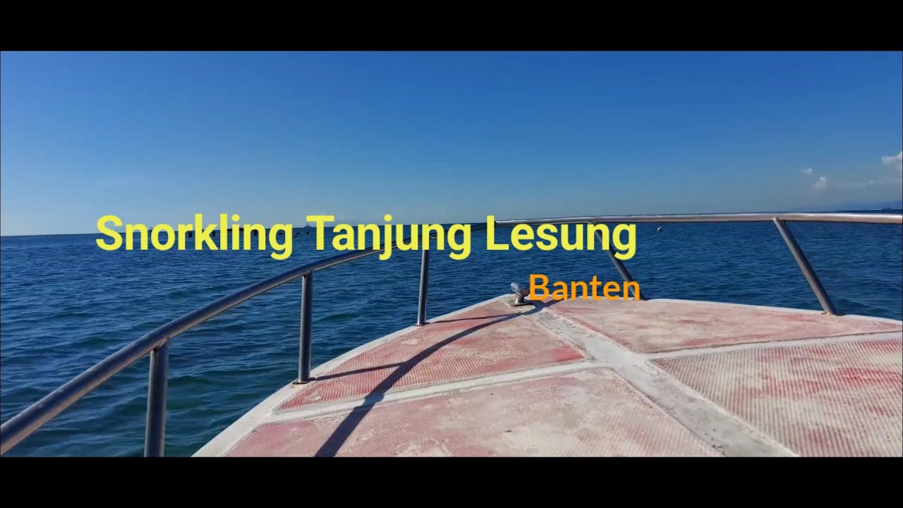 SNORKLING, di Tanjung Lesung, Kabupaten Pandeglang, Banten.