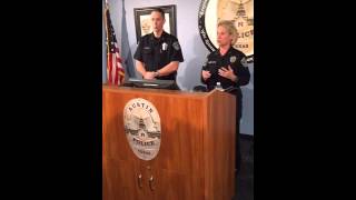 Press conference regarding assaults on women in North Austin - part 2