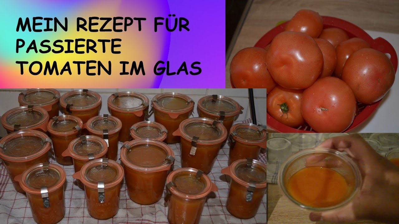 Passierte Tomaten Offen Haltbar