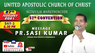 United Apostolic Church of Christ  Neduvilai Maruthencode 57th Convention Meeting Day  4