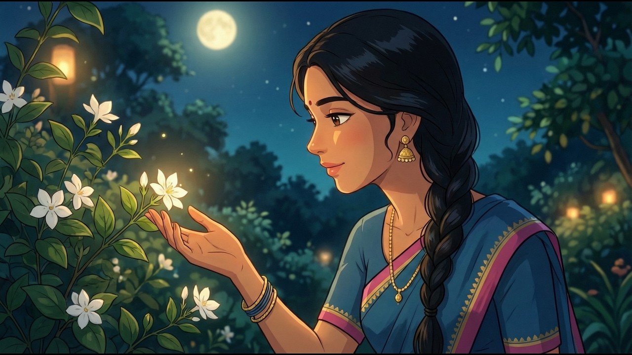 Grandparents, Cooking food , Sugar cane Juice and Jasmine flowers , Rainy day — Life Was Simple .