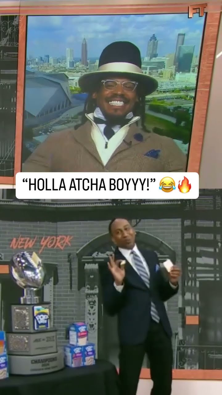Cam Newton and Stephen A. were vibing on First Take ??