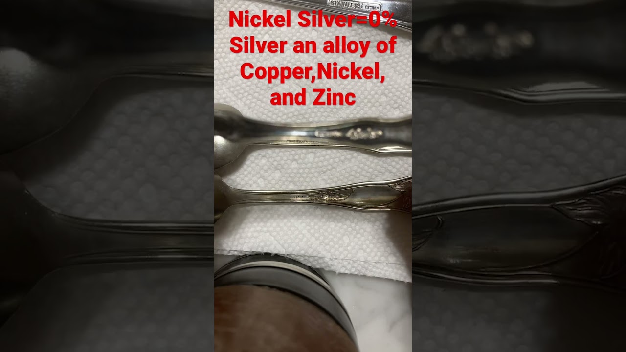 How To Test Sterling Silver and Nickel Silver using 18K Gold Testing Solution! Nickel Silver=0%Ag🔥