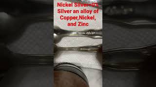 How To Test Sterling Silver And Nickel Silver Using 18K D Testing Solution Nickel Silver0%Ag