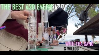 THE FATTEST 420 SESH OF MY LIFE w/ ALL the homies & WillOG!