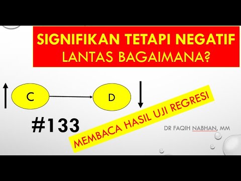 SIGNIFIKAN TETAPI NEGATIF