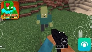 Cube Gun 3D Zombie Island - Gameplay (iOS) screenshot 5
