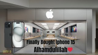 Finally Bought my dream iphone 15 Alhamdulliah ❤🥹, Finallyy I am back @YashTechGaming