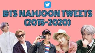 Details BTS RM TWEETS (2015-2020) Update