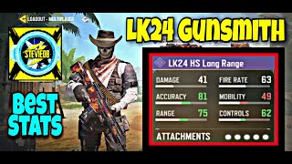 LK24 Gunsmith Best Loadout Attachments | LK24 Heat Stroke Nuke | CODMobile Season 9 | Stevie Obie