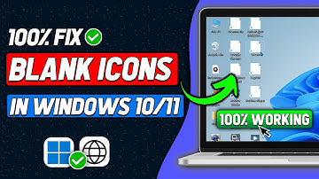 Fix Desktop Icons Missing | Blank White Desktop Shortcut Icons - 3 Methods! (Windows 11/10)