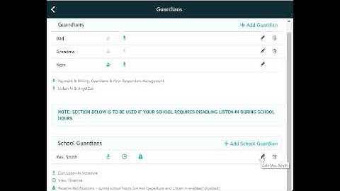 How to Edit School Guardian | AngelSense App Tutorial