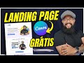 Como criar uma super landing page  site no canva grtis passo a passo