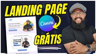 COMO CRIAR uma SUPER Landing Page / Site no Canva Grátis Passo a Passo