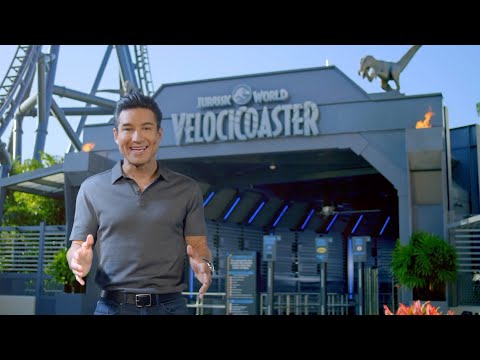 วีดีโอ: คุณช่วยเล่น Jurassic World VelociCoaster ของ Universal ได้ไหม