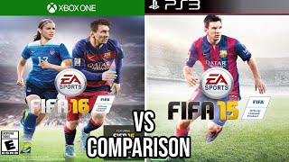 FIFA 16 Xbox One Vs FIFA 15 PS3