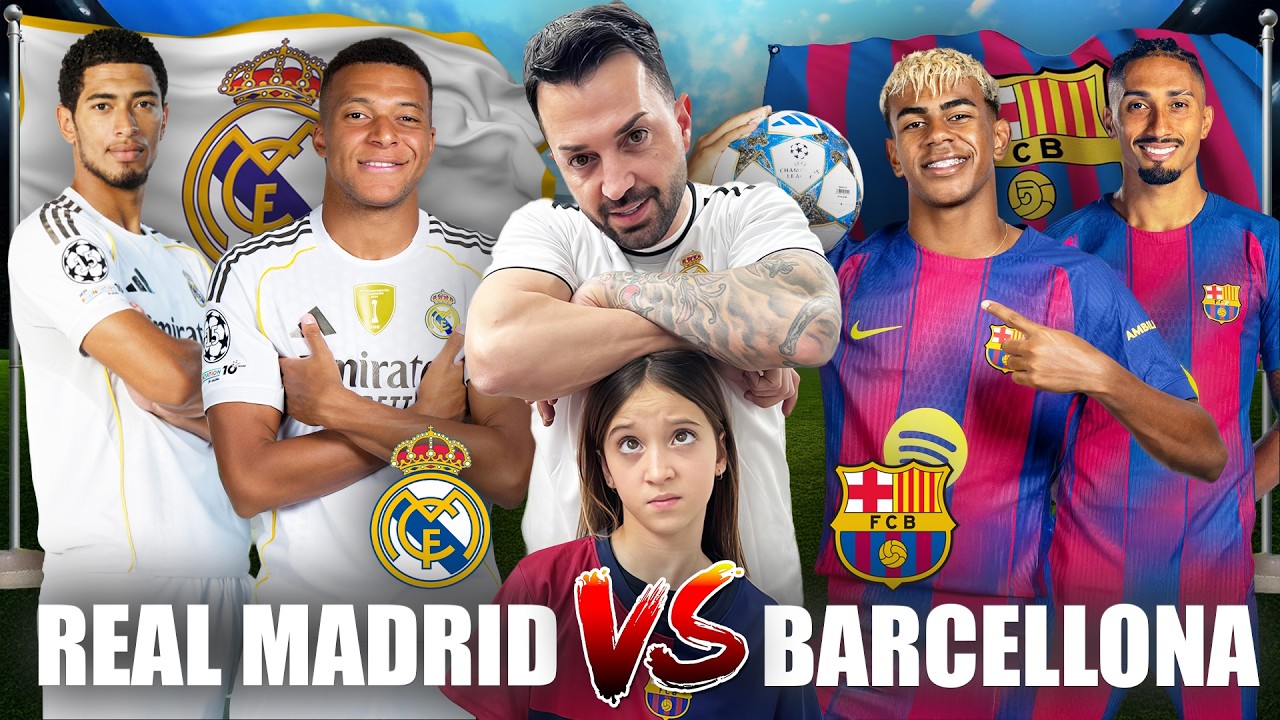 REAL MADRID VS BARCELLONA , FIGLIACHIARA SFIDA PAPAANTONIO , HA PERSO...