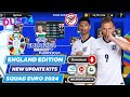 Download Dream League Soccer Mod England New Update Kits &amp; Full Squad UEFA Euro 2024 DLS 19 Modpack