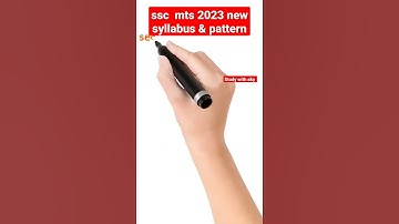 ssc mts 2023 new exam pattern /syllabus , ssc mts  का नया exam pattern और syllabus#shorts#sscmts