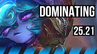 VEX vs YASUO (MID) | Dominating | KR Master | 25.21