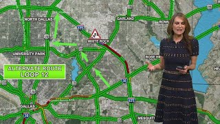 Traffic Alert: Crash closes portions of I-635, here's how to get around the crash