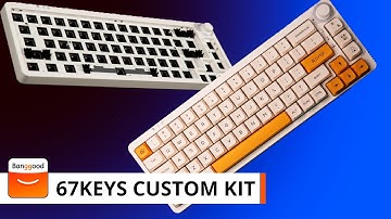 GamaKay LK67 custom keyboard kit, sound, unboxing and software | Banggood