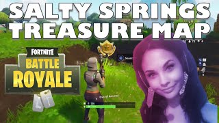 Fortnite: Follow the Treasure Map Found in Salty Springs