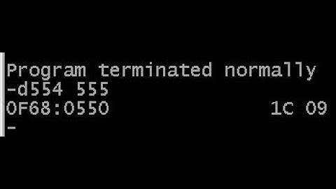 Computer Interfacing (lab 1) : How to run and update a program in x86 debug menu