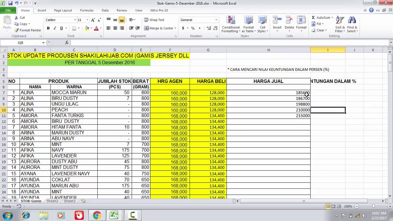 Cara Darab Dalam Excel Cara Menghitung Rumus Persen Di Excel Hot Sex