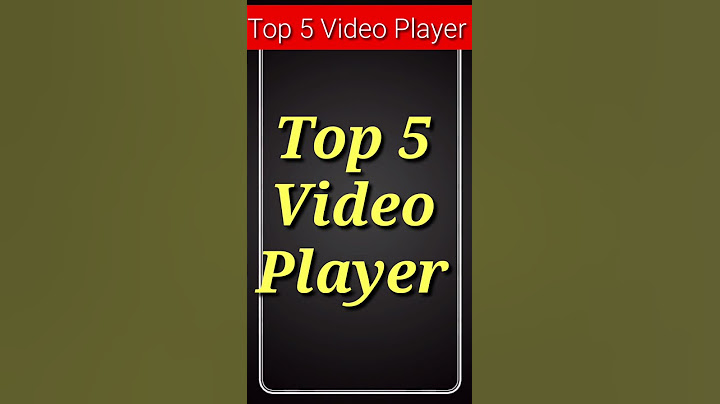 Top 5 Video Player | Best Video Player for Mobile #shorts