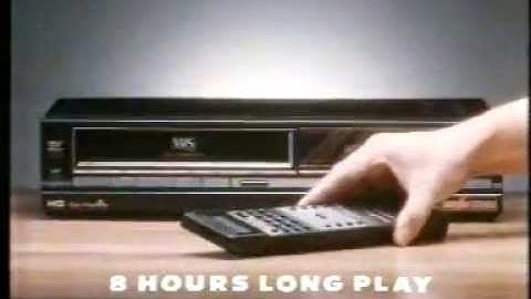 Amstrad fidelity VCR advert
