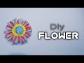 How to make paper flowers easy step by step| How to make flower with paper| Origami paper craft |Diy