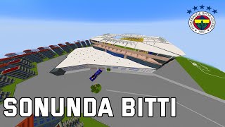 FENERBAHÇE  ŞÜKRÜ SARAÇOĞLU STADYUMU  SONUNDA BİTTİ #keşfet #minecraft#stadyum #şampiyon