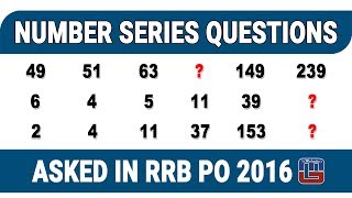 This video consists of (number series) which is a part maths. very
helpful and must watch for rrb po government job as it contains the
questions a...