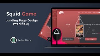 Squid Game Landing Page Design || Workflow In Figma ||