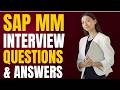 SAP MM Interview Questions And Answers for Beginners and Experts!