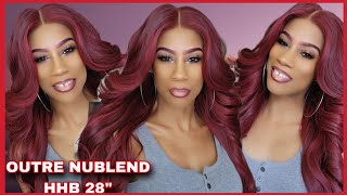 🎯ATTENTION RED HEAD ALERT🎯 OUTRE PERFECT HAIRLINE NUEBLEND 13X6 HHB 28"‼️🔥