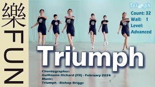 Triumph Line Dance--世界排舞 樂FUN--Music/Triumph - Bishop Briggs