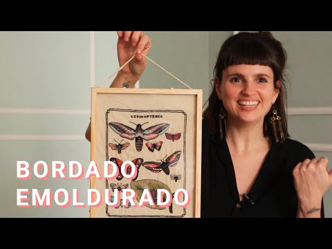 Vídeo: Como Inserir Um Bordado Em Uma Moldura