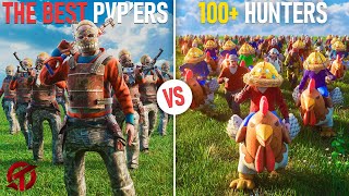 The BEST PvP'ers in Rust VS 100+ Hunters