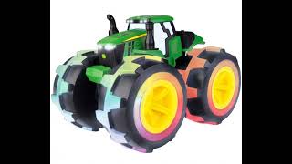 John Deere Monster Treads Deluxe Lightning Wheels Tractor Vehicle
